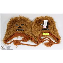 2 NEW CHEWBACCA FURRY HATS