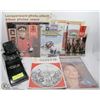 Image 1 : LOT WITH VINTAGE VOICE CASTER, VINTAGE MAGAZINES,
