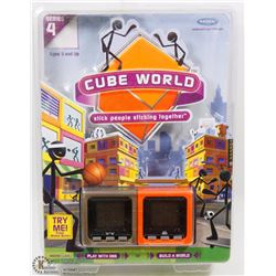 VINTAGE RADICA CUBE WORLD STICK PEOPLE SERIES 4
