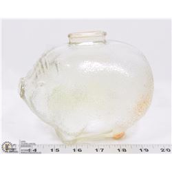 VINTAGE CARNIVAL GLASS PIGGY BANK
