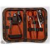 Image 1 : 10 PIECE MANICURE SET NEW IN CASE