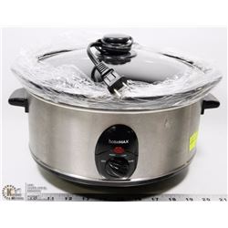 HOMEMAX STAINLESS STEEL SLOW COOKER
