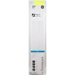 GE 18" PLUG IN FLUORESCENT LIGHT FIXTURE