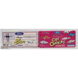 TWO BOXES VINTAGE FORD CLASSIC CAR COOKIES