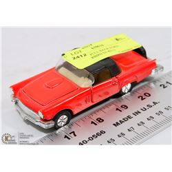 ORANGE  PULL BACK FORD THUNDERBIRD SS 401-2