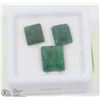 Image 1 : #16-NATURAL GREEN EMERALD 18CT