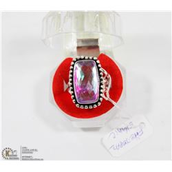 #3- MYSTIC FIRE TOPAZ ETHNIC RING