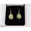 Image 1 : #30-GREEN TURQUOISE GEMSTONES EARRINGS
