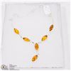 Image 1 : #25-BALTIC AMBER GEMSTONES NECKLACE