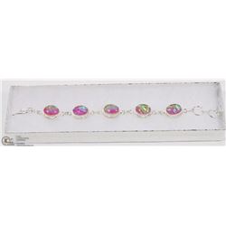 #43- AUSTRALIAN TRIPLE OPAL GEMSTONE BRACELET