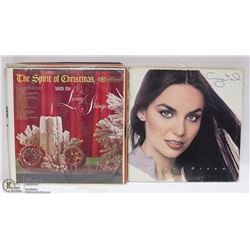 BOX OF MISC RECORDS INCL CRYSTAL GAYLE, 1968