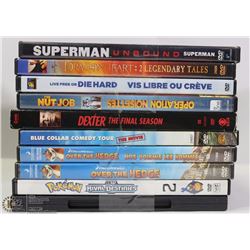 BUNDLE 10 DVDS