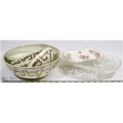 ESTATE BOX OF ASSORTED SERVING DISHES