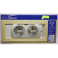 WIND DANCE TWIN WINDOW FAN 2 SPEED