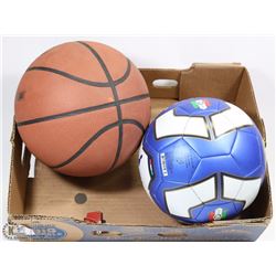 ITALIA PUMA SOCCER BALL & WILSON BASKET BALL