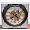 Image 1 : LARGE NEW SHOWHOME ROMAN NUMERAL CLOCK