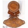 Image 1 : LOT OF 3 HANDCARVED TRAYS