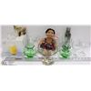 Image 1 : FLAT W/ ASST GLASSWARE INCL TY BEANIE BABY & MORE