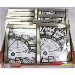 8 GLASS PICTURE FRAMES