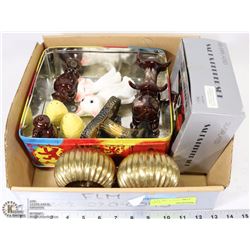 ESTATE FLAT OF DECORATIVE COLLECTIBLES