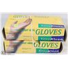 Image 1 : TWO BOXES OF DISPOSABLE VINYL GLOVES SIZE X-LARGE