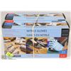 Image 1 : TWO BOXES OF DISPOSABLE NITRILE GLOVES SIZE LARGE