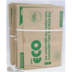 4 BUNDLES OF RONA 5-PACK ECO COMPOSTABLE PAPER