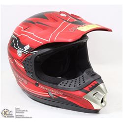 RJAYS LARGE RED/BLACK HELMET