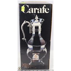 VINTAGE SILVER PLATED CARAFE IN BOX