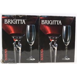 BRIGITTA BOHEMIA CHAMPAGNE GLASSES