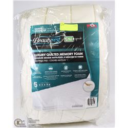 BEAUTYREST QUEEN SIZE LUXURY QUILTED MEMORY FOAM