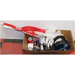 LARGE BOX W/SUMMER SURVIVAL GOODS