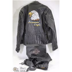 SCREAMIN' EAGLE JACKET & HARLEY-DAVIDSON CHOPS