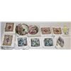 Image 1 : TOTE WITH 15 ASSORTED COLLECTOR PLATES INCL FANS,