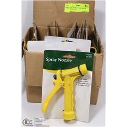 BOX OF 10 SPRAY NOZZLES FOR GARDEN HOSE