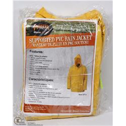 LOT OF 3 YELLOW SMALL PIONEER SUPPORTED PVC RAIN