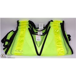 LOT OF 4 YELLOW HONEY WELL VESTS