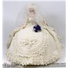 Image 1 : VINTAGE BARBIE DOLL IN HANDMADE CROCHETED GOWN