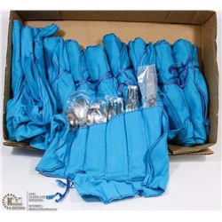 LOT OF 8 PLACE SETTINGS "BIRKS" REGENCY PLATE