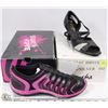 Image 1 : TWO PAIRS OF WOMENS DANCE SHOES SIZE 8