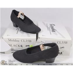 TWO PAIRS OF DANCE SHOES SIZE 4