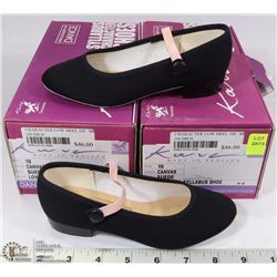 TWO PAIRS OF DANCE SHOES SIZE 11.5