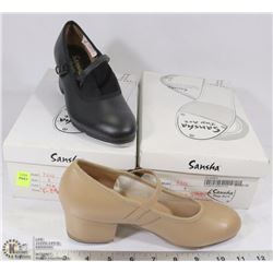 TWO PAIRS OF DANCE SHOES SIZE 5