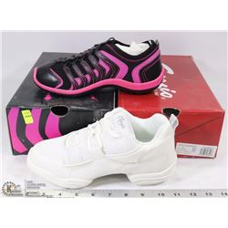 TWO PAIRS OF DANCE SHOES SIZE 6