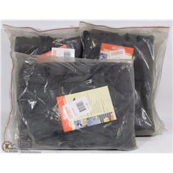 LOT OF 3 MAYLINE BLACK MEDIUM HOODIES