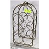 Image 1 : METAL 7-BOTTLE WINE BOTTLE STAND