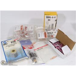 BOX OF AUTOMOTIVE AND WELDING ITEMS