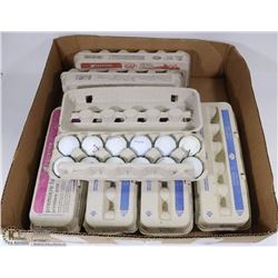 FLAT W/7 DOZEN RECOVERED GOLF BALLS