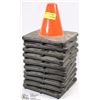 Image 1 : LOT OF 10 SHORT SAFETY CONES