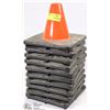 Image 1 : LOT OF 10 SHORT SAFETY CONES
